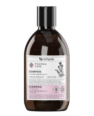 PHARMA CARE Szampon do włosów wypadających Łopian Większy + Biotyna, 500 ml