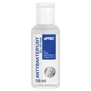 Apteo Antybakteryjny żel do rąk, 58 ml