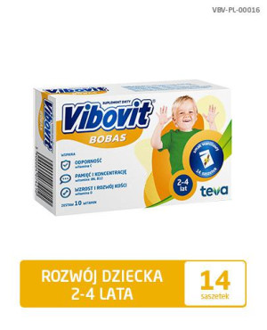 VIBOVIT BOBAS Waniliowy - 14 sasz.