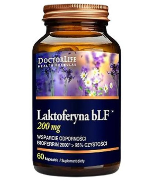 Doctor Life Laktoferyna bLF 200 mg - 60 kaps. Na odporność, cena, opinie, stosowanie