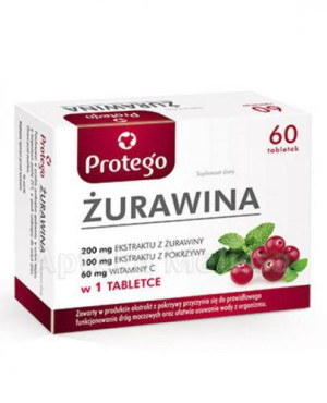 Protego, Żurawina, tabletki, 60 sztuk