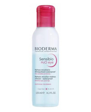 Bioderma Sensibio H2O Eye Dwufazowa Woda micelarna do demakijażu oczu i ust , skóra wrażliwa, 125 ml
