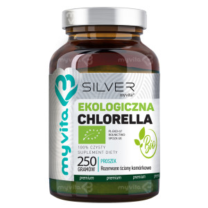MyVita Silver Pure 100 % Chlorella Bio proszek, 250 g
