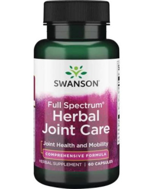 SWANSON Full Spectrum Herbal Joint Care - 60 kaps. Na bóle stawów - cena, opinie, stosowanie