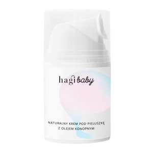 Hagi Baby Naturalny Krem pod pieluszkę z olejem konopnym, 50 ml