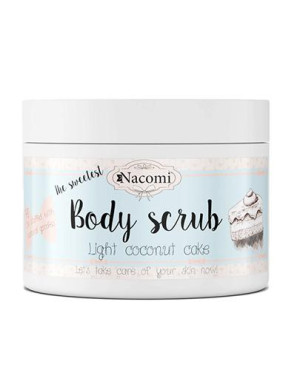 NACOMI Peeling do ciała lekki kokosowy tort - 200 g