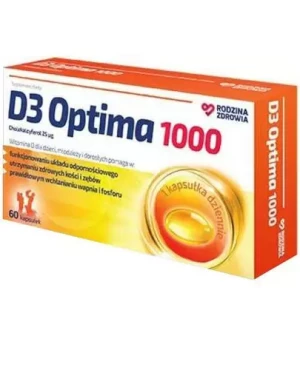 Rodzina Zdrowia D3 Optima 1000 60 kapsułek