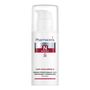 Pharmaceris N Capi-Hialuron-C, dermo-strukturalny krem korygujący zmarszczki, SPF 20, 50 ml