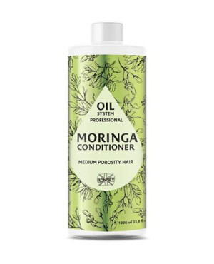 RONNEY Professional Oil System Odżywka MORINGA, Włosy średnioporowate, 1000 ml