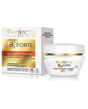 Perfecta B3 Forte Przeciwzmarszczkowy krem na dzień i na noc 70+, 50 ml