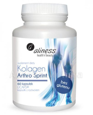 Aliness kolagen Arthro Sprint, kapsułki z roztworem, 60 sztuk