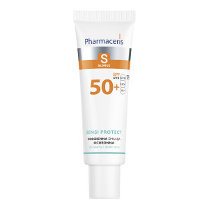 Pharmaceris S SENSI PROTECT CODZIENNA EMULSJA OCHRONNA z kwasem hialuronowym do twarzy i okolic oczu SPF 50+, 50 ml