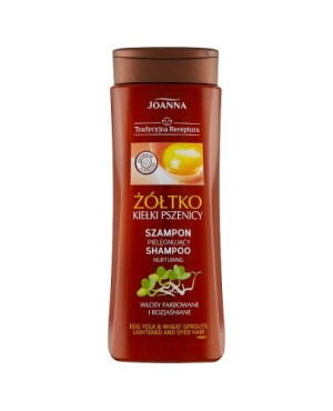 Joanna Tradycyjna Receptura, Szampon pielęgnujący żółtko i kiełki pszenicy, 300 ml