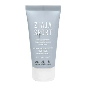 Ziaja Sport, krem ochronny SPF 50 UVA+UVB, 50 ml