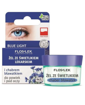 FLOS-LEK Żel ze świetlikiem i chabrem bławatkiem do powiek i pod oczy - 10 g