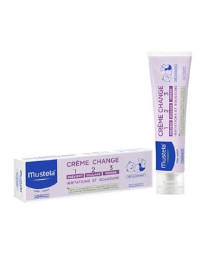 Mustela Bebe, krem do przewijania 1-2-3 na podrażnienie i zaczerwienienia, 150 ml