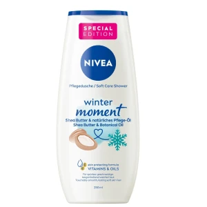 Nivea, żel pod prysznic Winter Moment Shea Butter, 250 ml