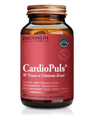 DoctorLife Cardio Puls Na ciśnienie - 90 kaps. - cena, opinie, właściwości