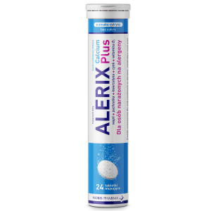 Alerix Calcium Plus, tabletki musujące, 24 sztuki