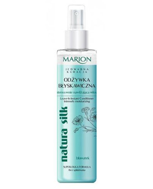 Marion Jedwabna Kuracja Natura Silk Błyskawiczna odżywka intensywnie nawilżająca włosy, 150 ml