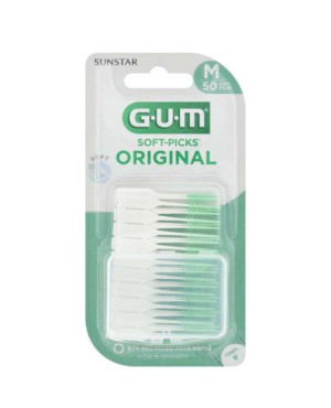 Sunstar Gum Soft-Picks Original Medium 632 Szczoteczka międzyzębowa gumowa, 50 sztuk