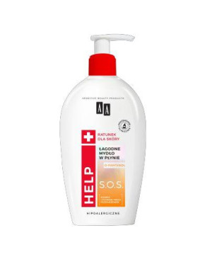 AA HELP Łagodne mydło w płynie z D-PANTENOLEM, 300 ml