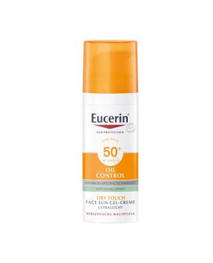 Eucerin Sun Oil Control SPF 50+ Dry Skin, żel-krem ochronny ultralekki, 50 ml