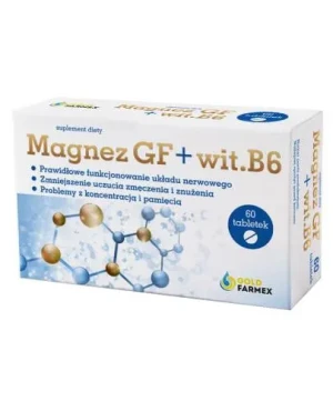 Magnez GF + wit.B6, 60 tabletek