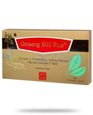 Ginseng 500 Plus płyn 10x 10 ml