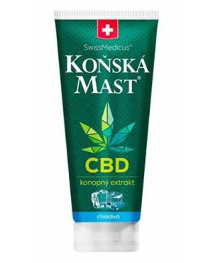 SwissMedicus pferde balsam z CBD chłodzący, 200 ml, cena, opinie, skład