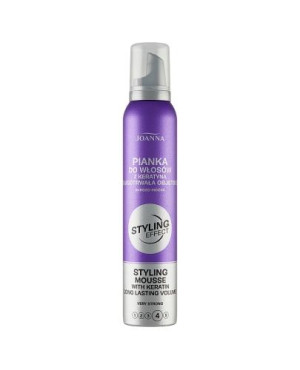 JOANNA STYLING Effect Pianka do włosów z keratyną bardzo mocna, 150 ml