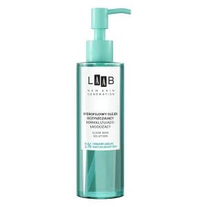 AA Laab Clear Skin Solution Hydrofilowy olejek do demakijażu normalizująco-łagodzący, 200 ml