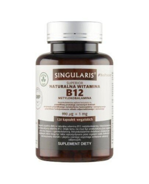 Singularis Superior Naturalna witamina B12 metylokobalamina 990 μg + 1 mg, 120 sztuk
