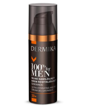 DERMIKA 100% FOR MEN Silnie nawilżający krem rewitalizujący 30+ - 50 ml