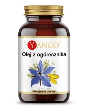 Yango, Olej z ogórecznika 1344 mg, kapsułki, 60 sztuk