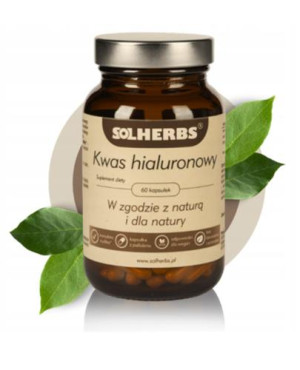 Solherbs Kwas hialuronowy, 60 kapsułek