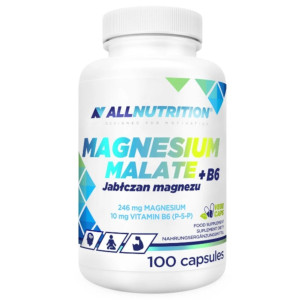 Allnutrition Magnesium Malate + B6, kapsułki, 100 sztuk