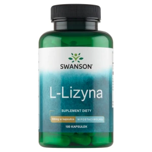 Swanson L-lizyna, kapsułki, 100 sztuk