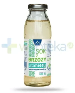Oleofarm sok z brzozy z miętą bez dodatku cukru, płyn 300 ml