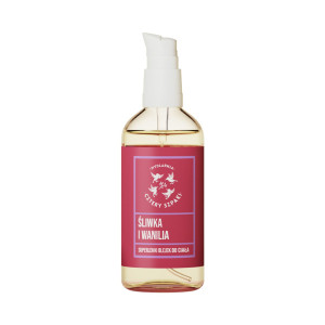 Mydlarnia Cztery Szpaki Superlekki olejek do ciała Śliwka + Wanilia - 100 ml