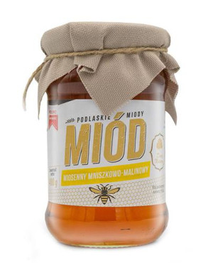 Dary Natury Miód wiosenny mniszkowo - malinowy, 400 g