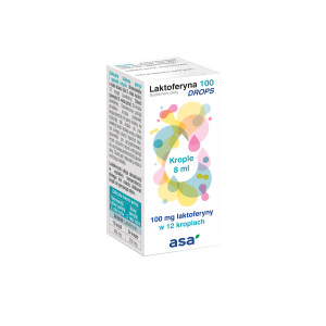 Laktoferyna 100 Drops, krople, 8 ml