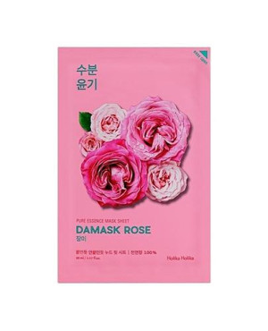 HOLIKA HOLIKA Pure Essence Mask Sheet DAMASK ROSE maseczka na bawełnianej płachcie, 1 sztuka