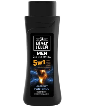 Biały Jeleń, Żel do mycia ciała 5w1 men, 300 ml