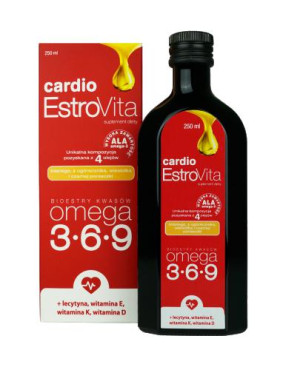EstroVita Cardio Omega 3-6-9, 250 ml, cena, opinie, wskazania