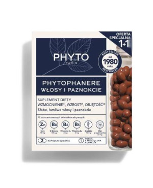 Phyto Phytophanere, kapsułki wzmacniające włosy i paznokcie, 240 kapsułek