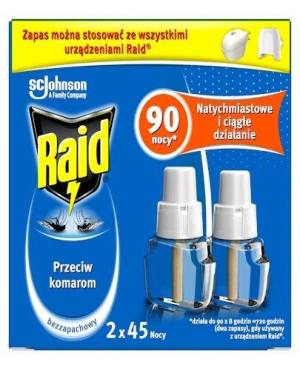 Raid Płyn owadobójczy przeciw komarom zapas 2 sztuki