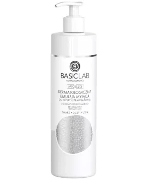 Basiclab Micellis dermatologiczna emulsja myjąca do skóry ultrawrażliwej, 300 ml
