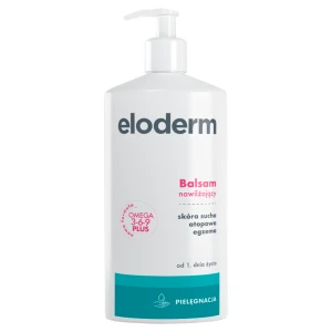 Eloderm, balsam nawilżający do ciała, od 1. dnia życia, 400 ml