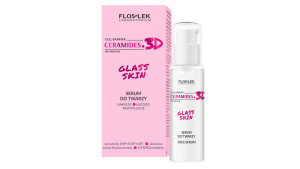 Floslek Ceramides. 3D Glass Skin, Serum na twarz nawilża łagodzi rewitalizuje, 30 ml